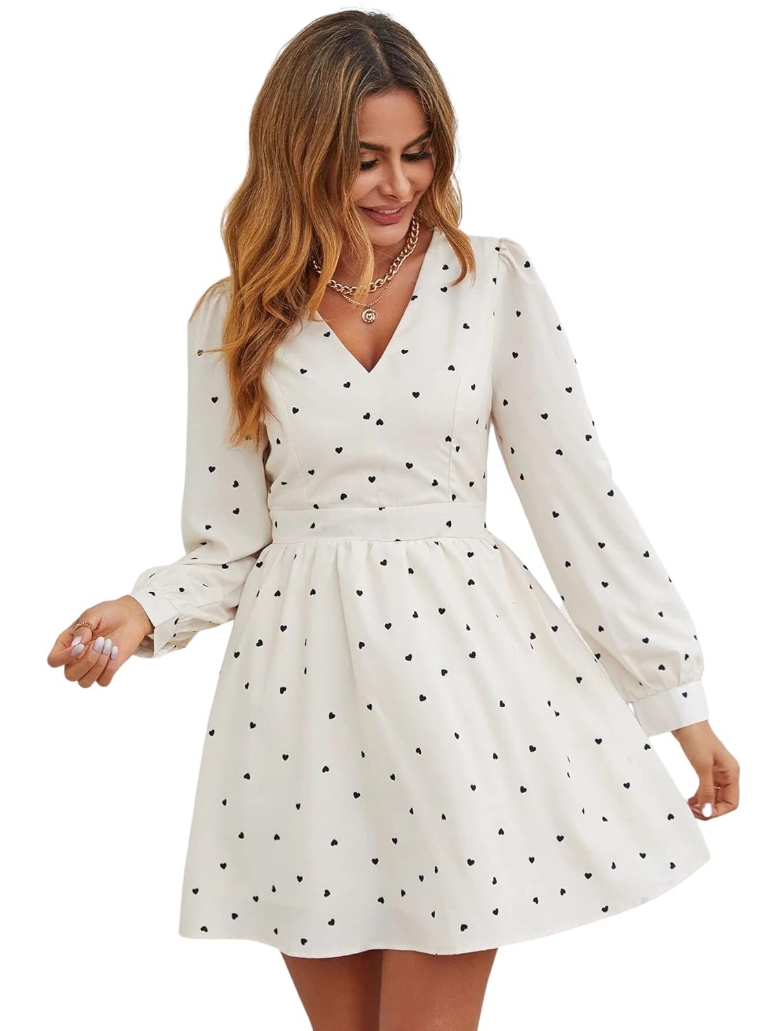 Leriya Fashion Western Dresses for Women |A-Line Knee-Length Dress | Indo Western Dress for Women| Short Dress (XX-Large, White) by Prixsa.com