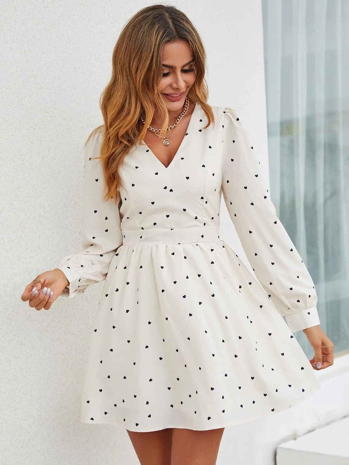 Leriya Fashion Western Dresses for Women |A-Line Knee-Length Dress | Indo Western Dress for Women| Short Dress (XX-Large, White) by Prixsa.com - Image 8