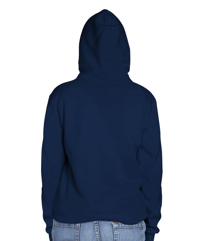 Solid Full Sleeve Round Neck Hoodie Sweatshirt for Womens by Prixsa.com - Image 2