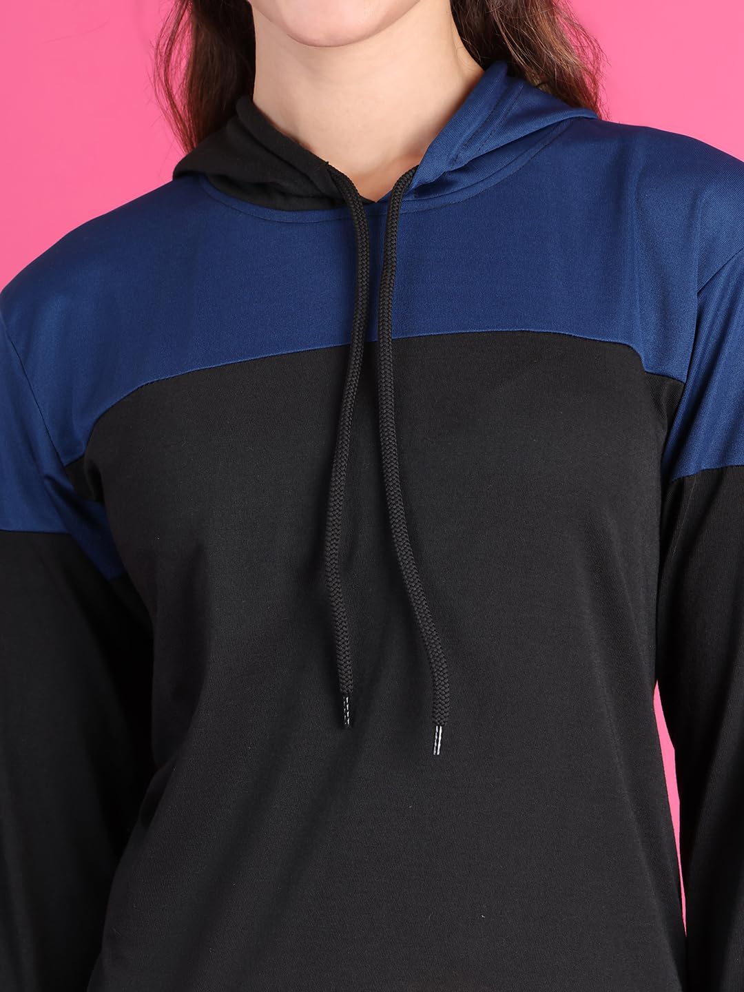 VIMAL JONNEY Women's Cotton Blend Full Sleeve Regular Fit T-Shirt With Hoodie by Prixsa.com - Image 6