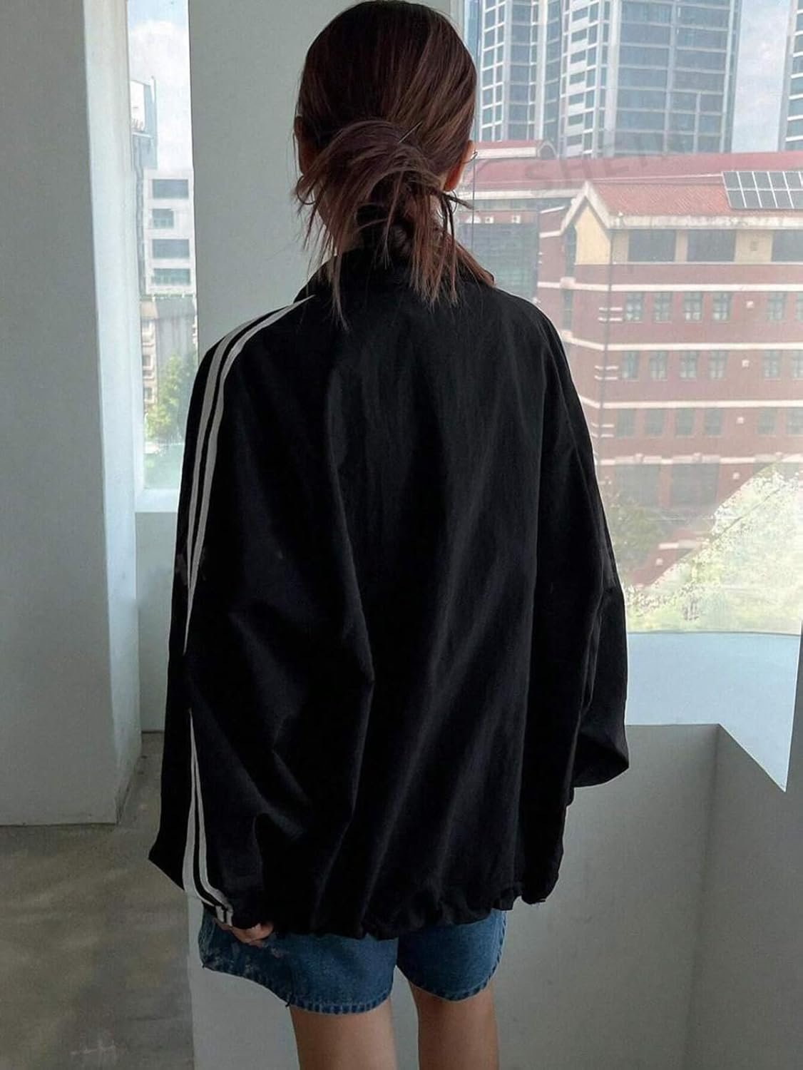 Modern Zip Zipper Jacket,Bomber Jacket,Women Casual Jacket,Jacket18,Zipper Jacket For Women. by Prixsa.com - Image 2