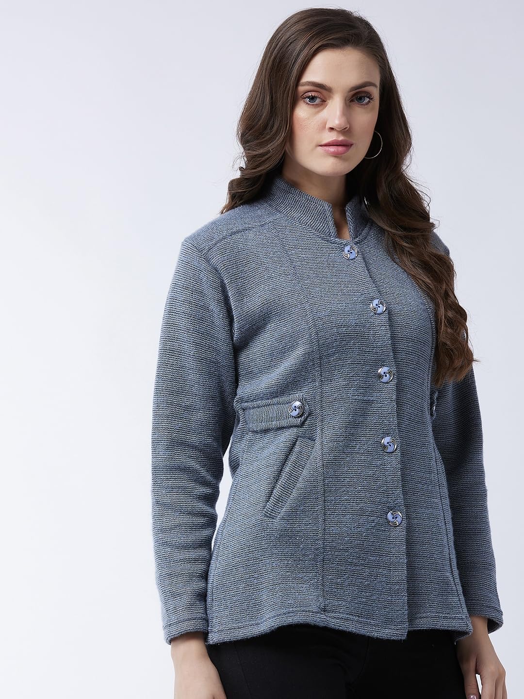 PIVL Women's Long Winter Acrylic Blend Sweater by Prixsa.com - Image 4