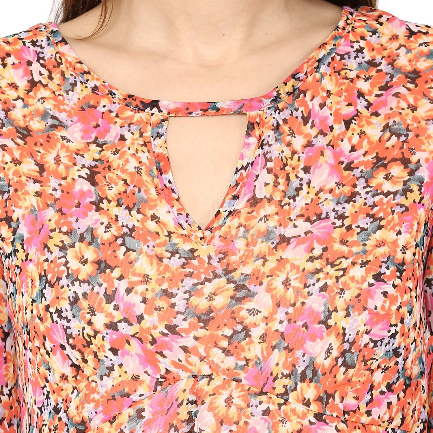 Harpa Women Below The Knee Dress by Prixsa.com - Image 5