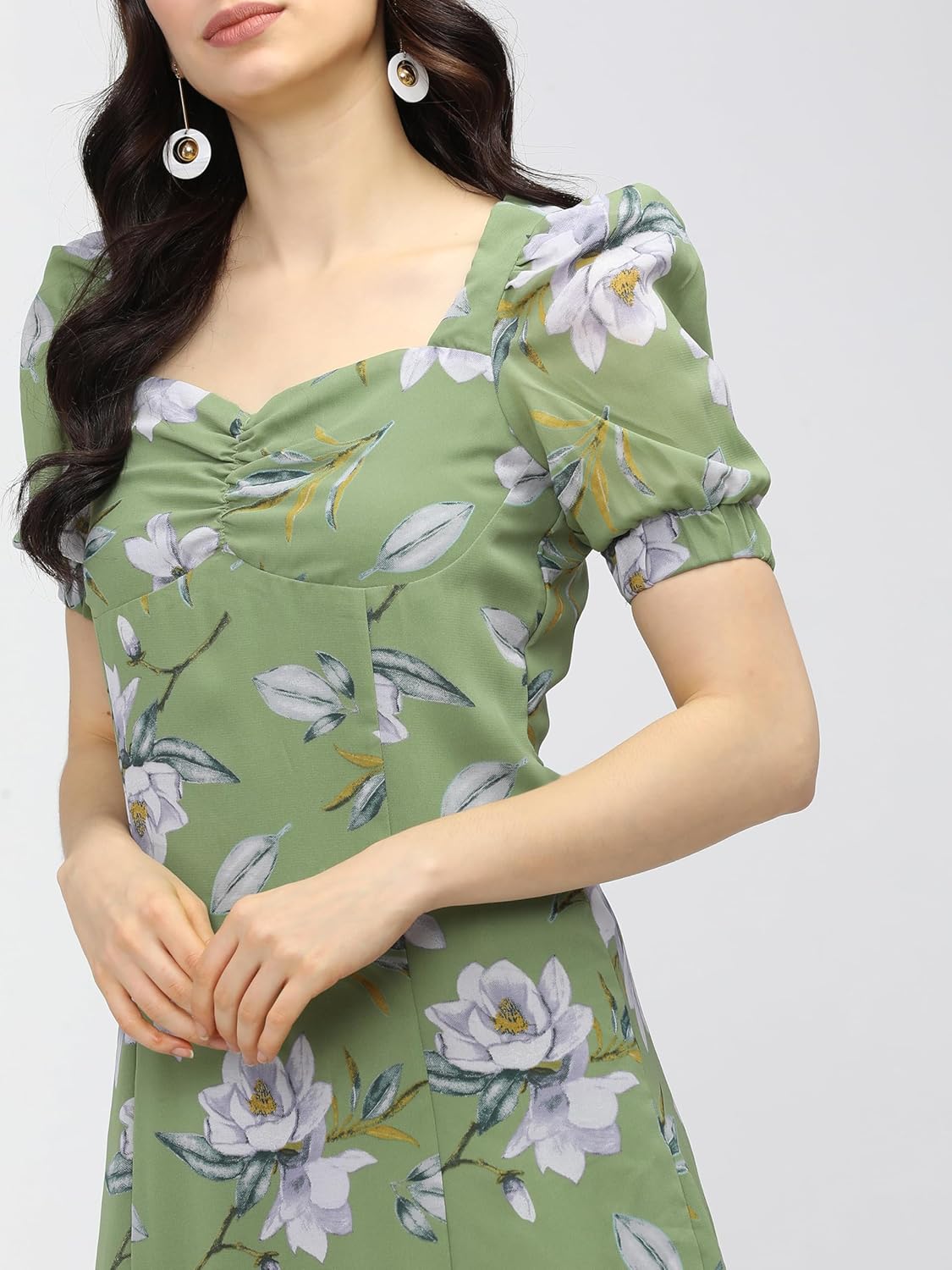 Tokyo Talkies Women's Polyester TTJ6006030 Calf Length Dress by Prixsa.com - Image 6