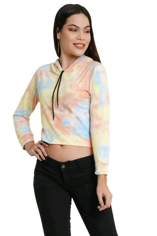 LookMark Women's Cotton Blend WT401-L Hooded Neck Sweatshirt by Prixsa.com - Image 2