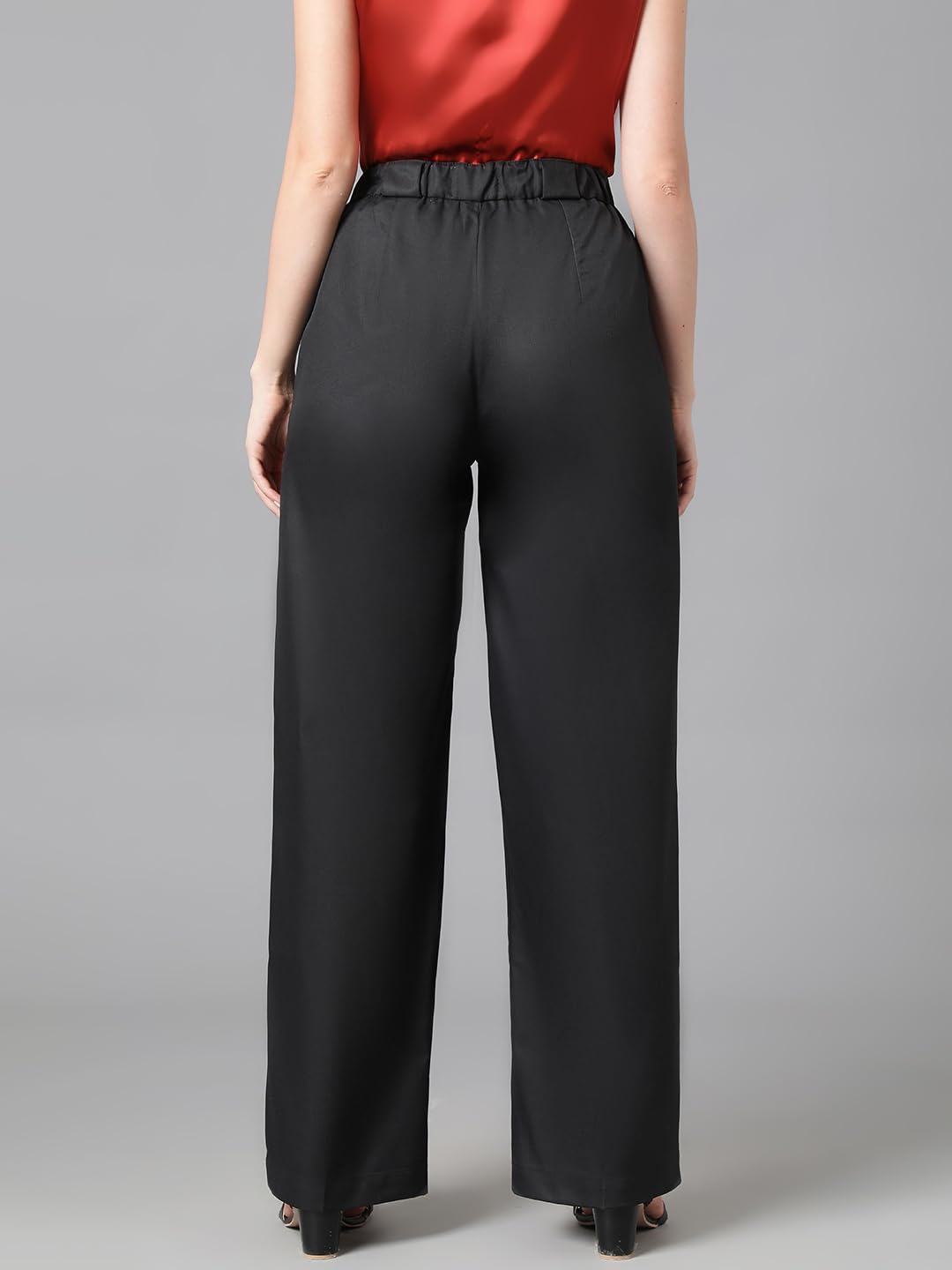 KOTTY Womens Cotton Blend Regular Length Solid Trousers by Prixsa.com - Image 5