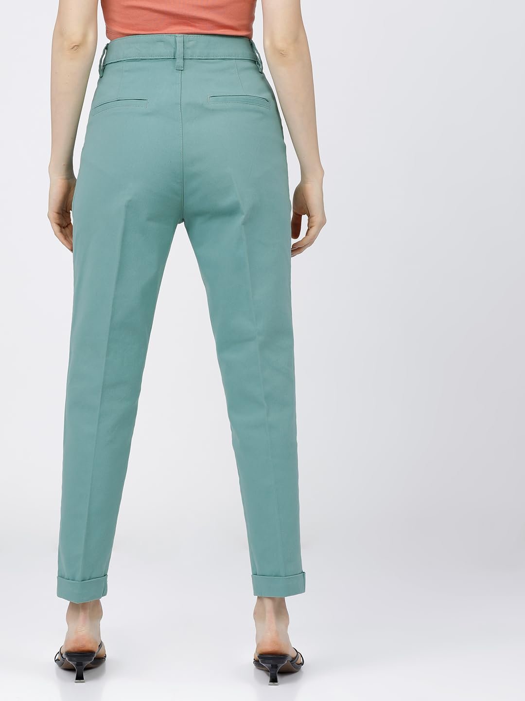 Tokyo Talkies Women's Tapered Casual Pants by Prixsa.com - Image 3