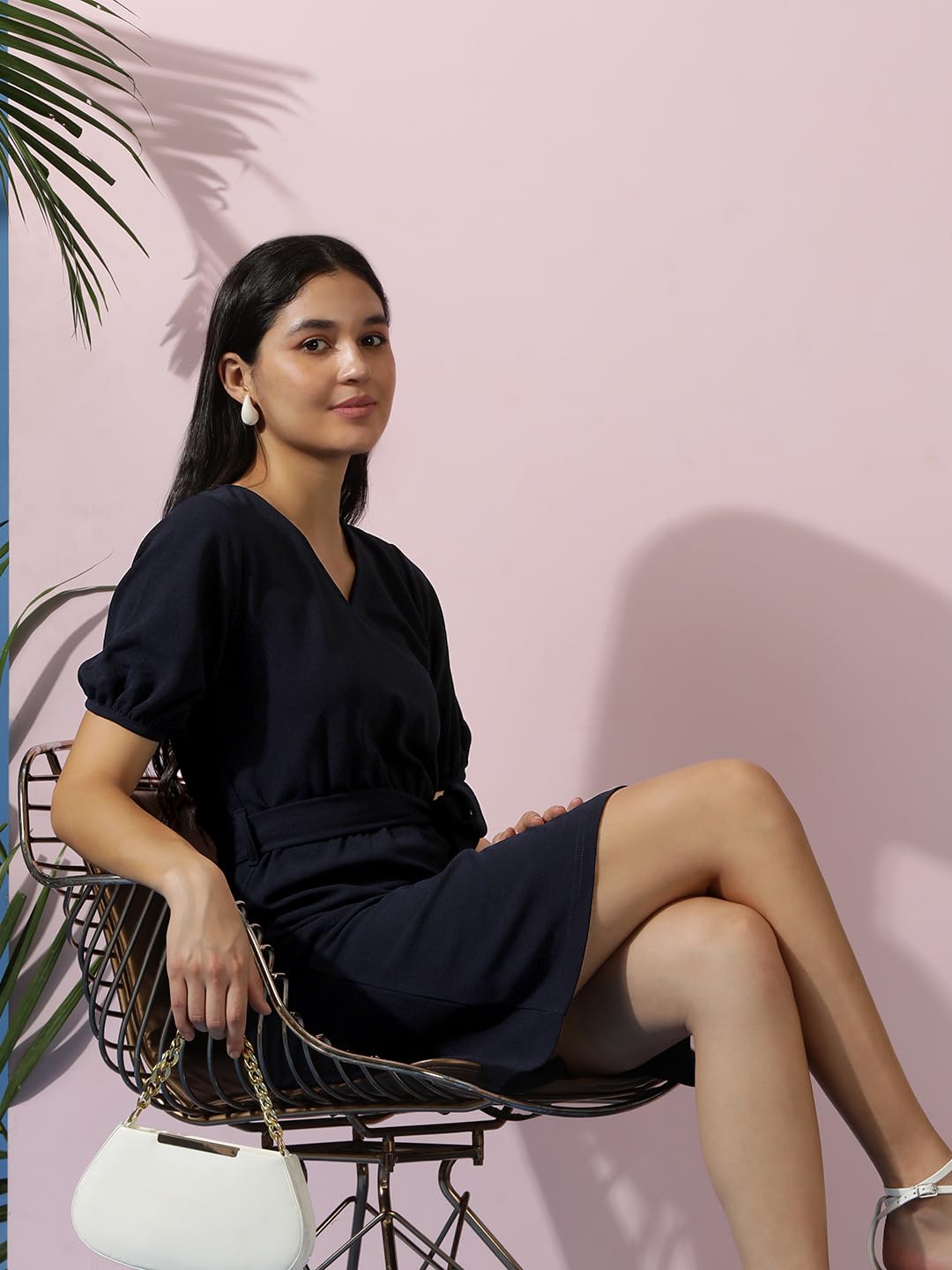 KOTTY Women's Glamour Galore Mystic Pearl Blue Dress by Prixsa.com - Image 6