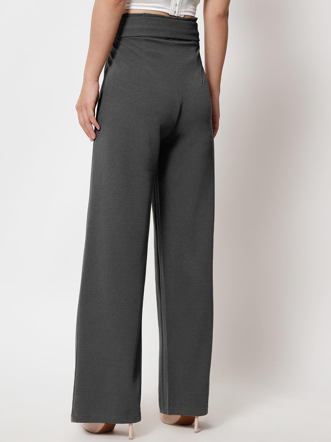 KOTTY Women Regular Fit Cotton Blend Trousers by Prixsa.com - Image 4