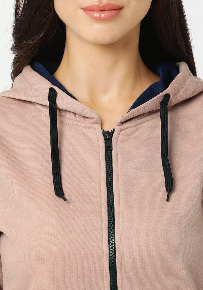 Wear Your Opinion Women's Fleece Zipper Hoodie Jacket by Prixsa.com - Image 4
