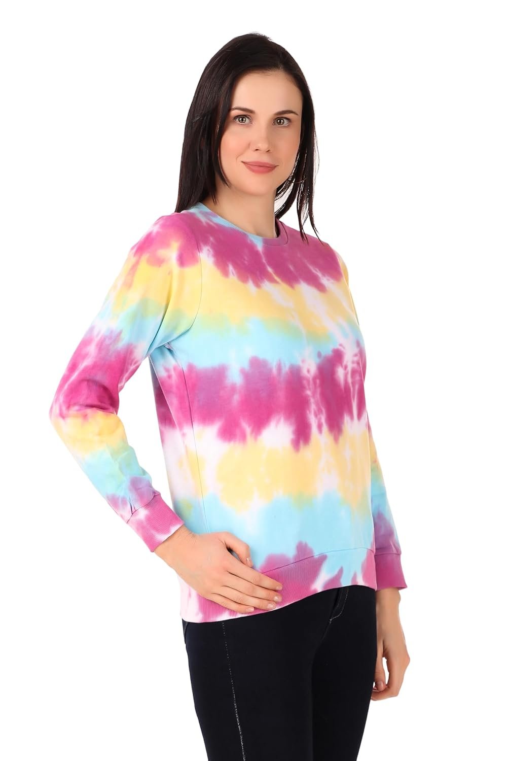 Stories.Label Sweatshirt for Women in Regular Fit, Printed Long Sleeve Cotton Sweatshirts for Girls Includes Plus Sizes (Size S- 5XL) by Prixsa.com - Image 5