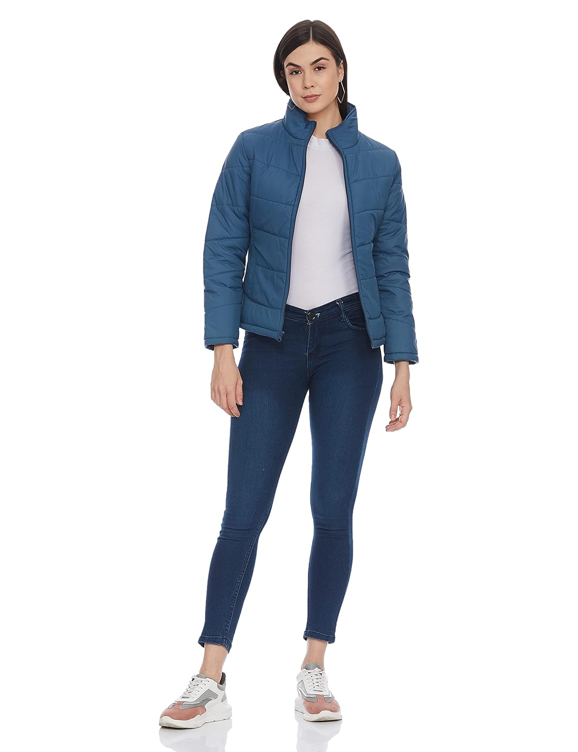 Qube By Fort Collins Women's Nylon & Net Nylon Short Length Jacket by Prixsa.com - Image 7