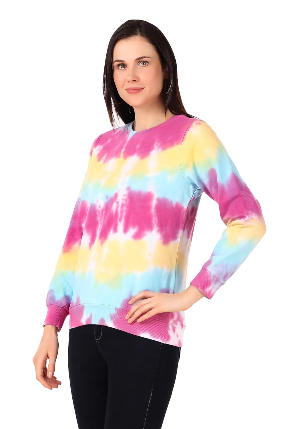 Stories.Label Sweatshirt for Women in Regular Fit, Printed Long Sleeve Cotton Sweatshirts for Girls Includes Plus Sizes (Size S- 5XL) by Prixsa.com - Image 6