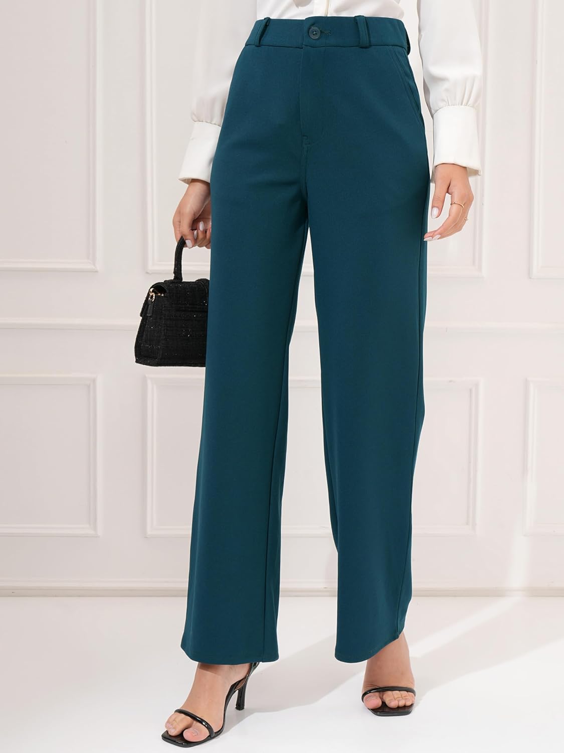 Tokyo Talkies Women's Straight Casual Pants by Prixsa.com - Image 5