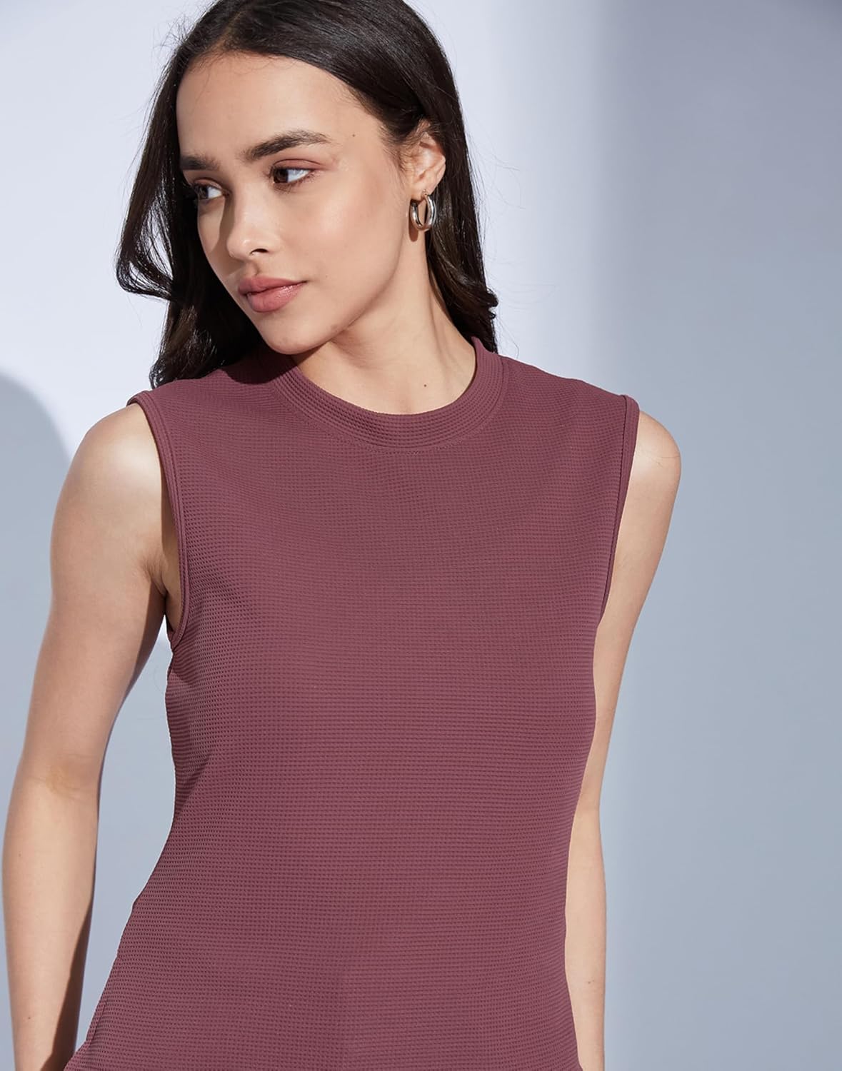 SIRIL Women's Sleeveless Lycra Solid Top, Regular Fit Top for Women by Prixsa.com - Image 6