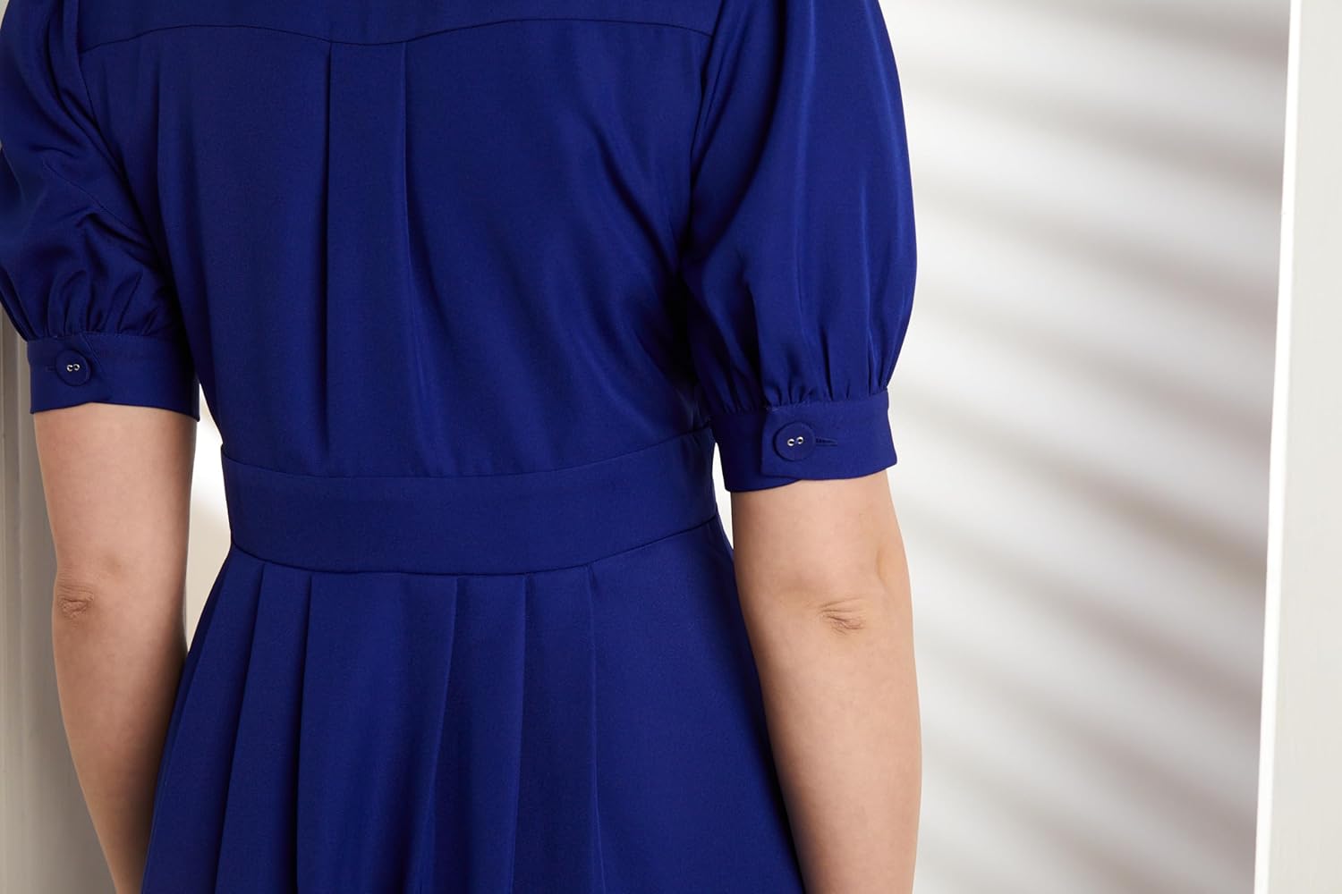 Symbol Premium Women's 'Desk-to-Dinner' Fit & Flare Wrap Dress (Midi Length | Stylish) by Prixsa.com - Image 7