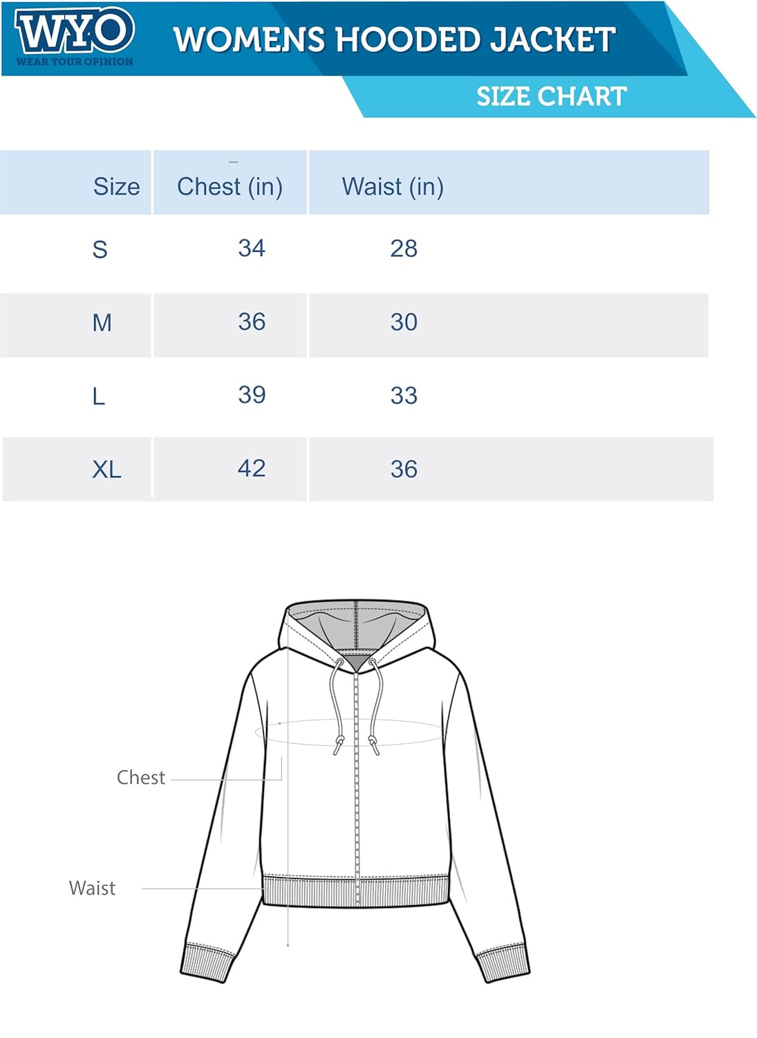 Wear Your Opinion Women's Fleece Zipper Hoodie Jacket by Prixsa.com - Image 7