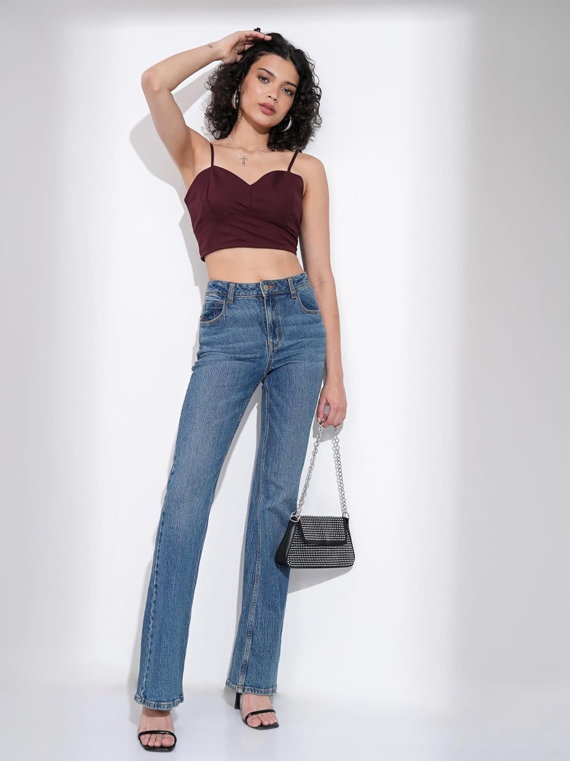 Tokyo Talkies Women's Bralette Crop Top | Chic & Trendy | Effortless Style | Tops for Woman | Women Tops | Women Crop Top by Prixsa.com - Image 2