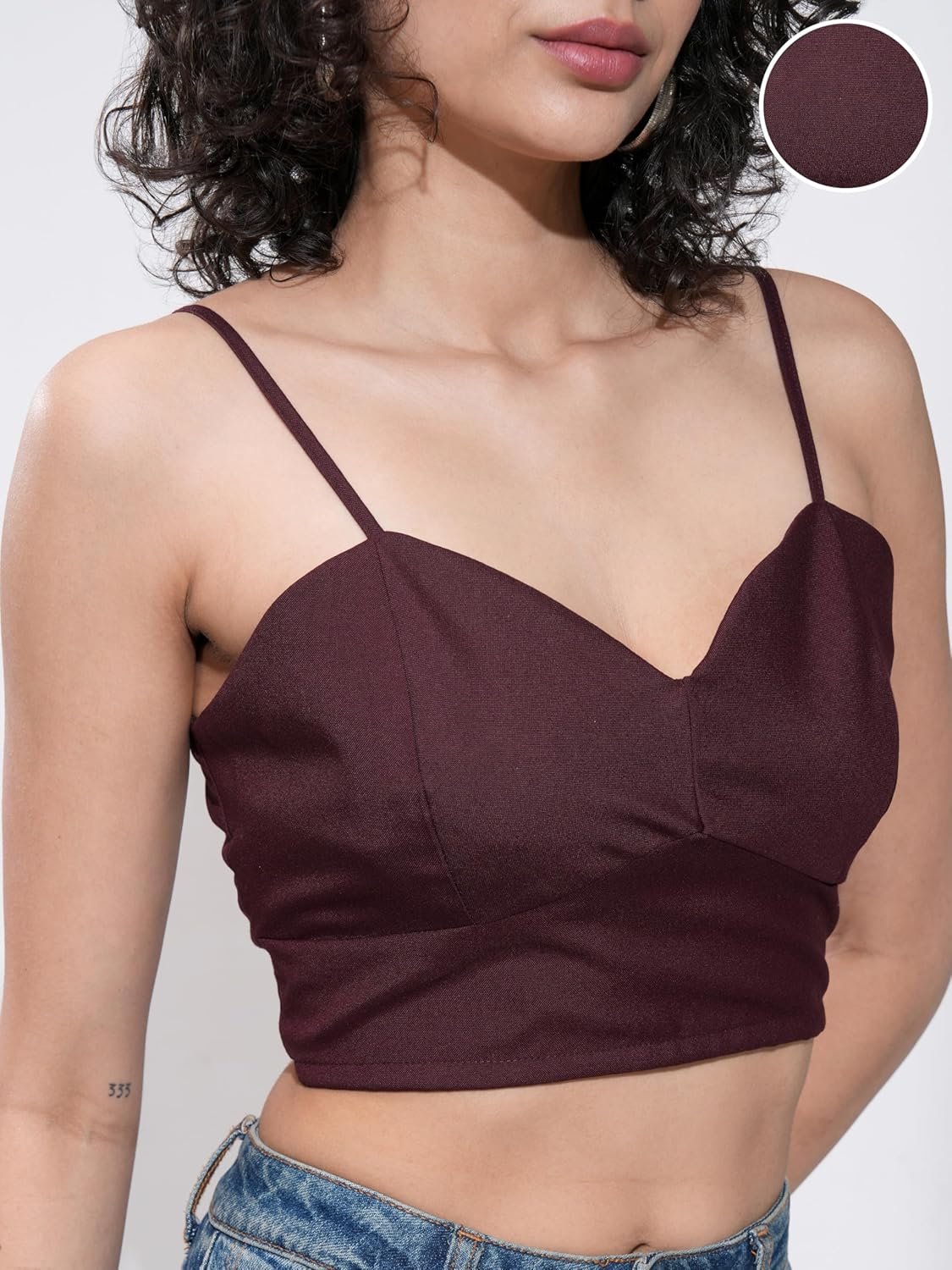 Tokyo Talkies Women's Bralette Crop Top | Chic & Trendy | Effortless Style | Tops for Woman | Women Tops | Women Crop Top by Prixsa.com - Image 6