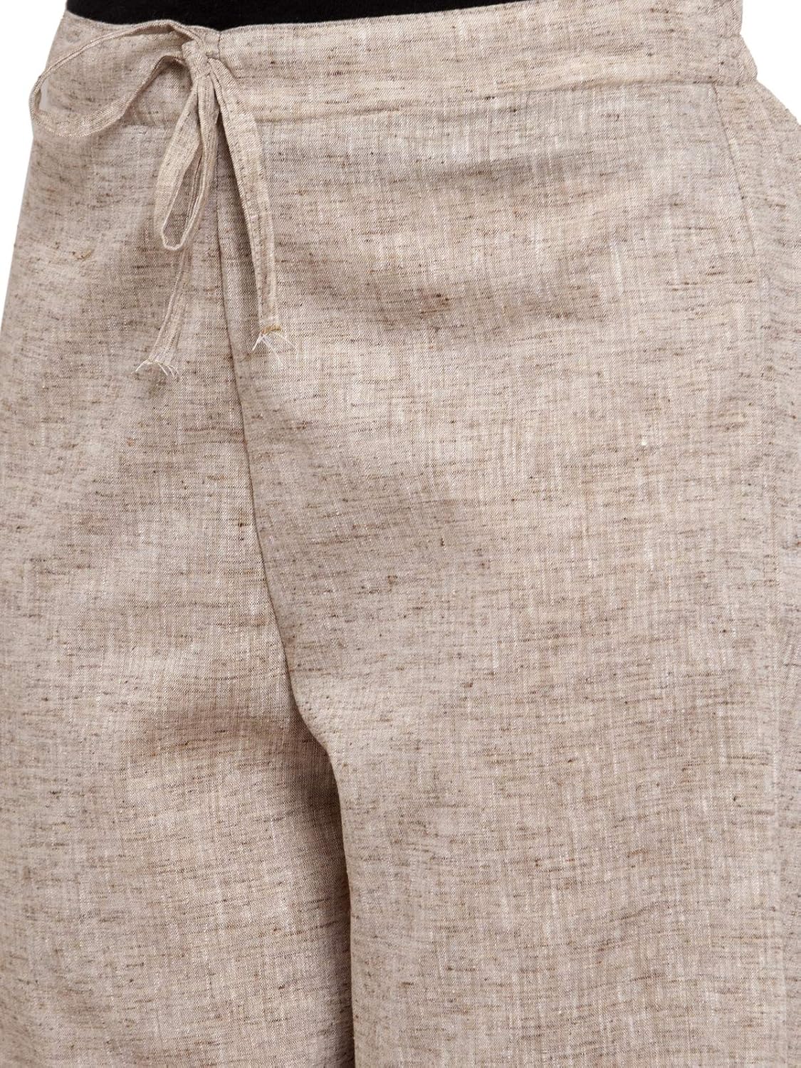 Enchanted Drapes Chocolate Cotton Pants by Prixsa.com - Image 6