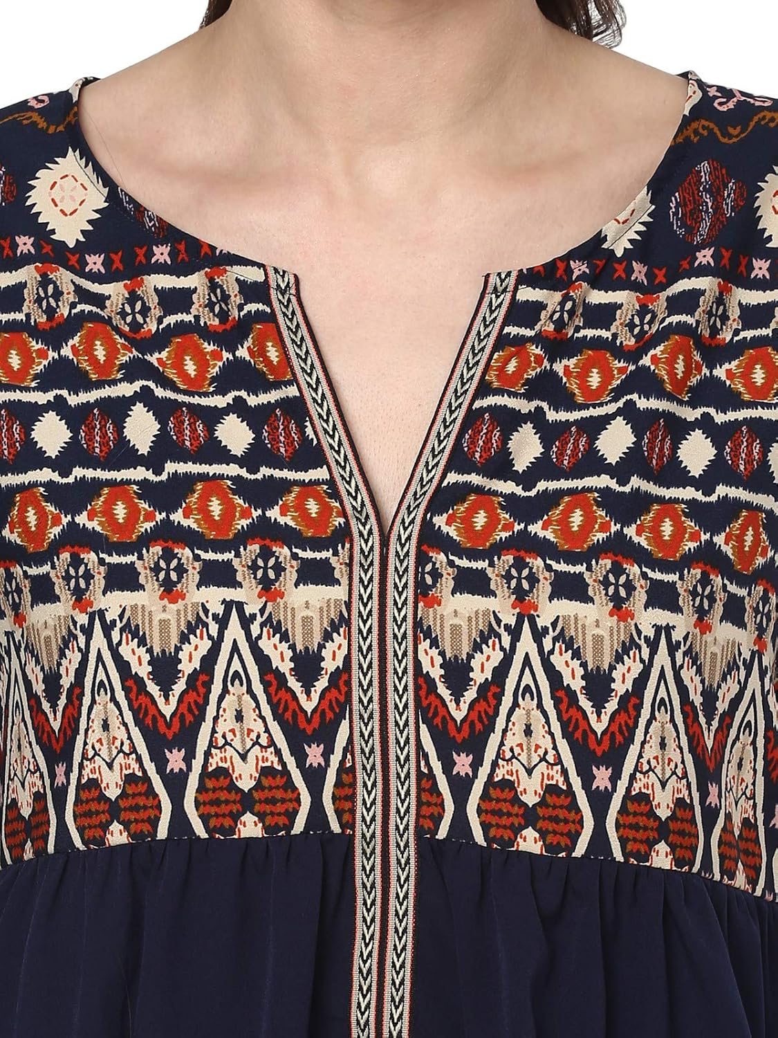 Pannkh Women's Top (PKT5150-M_Navy Blue_Medium) by Prixsa.com - Image 7