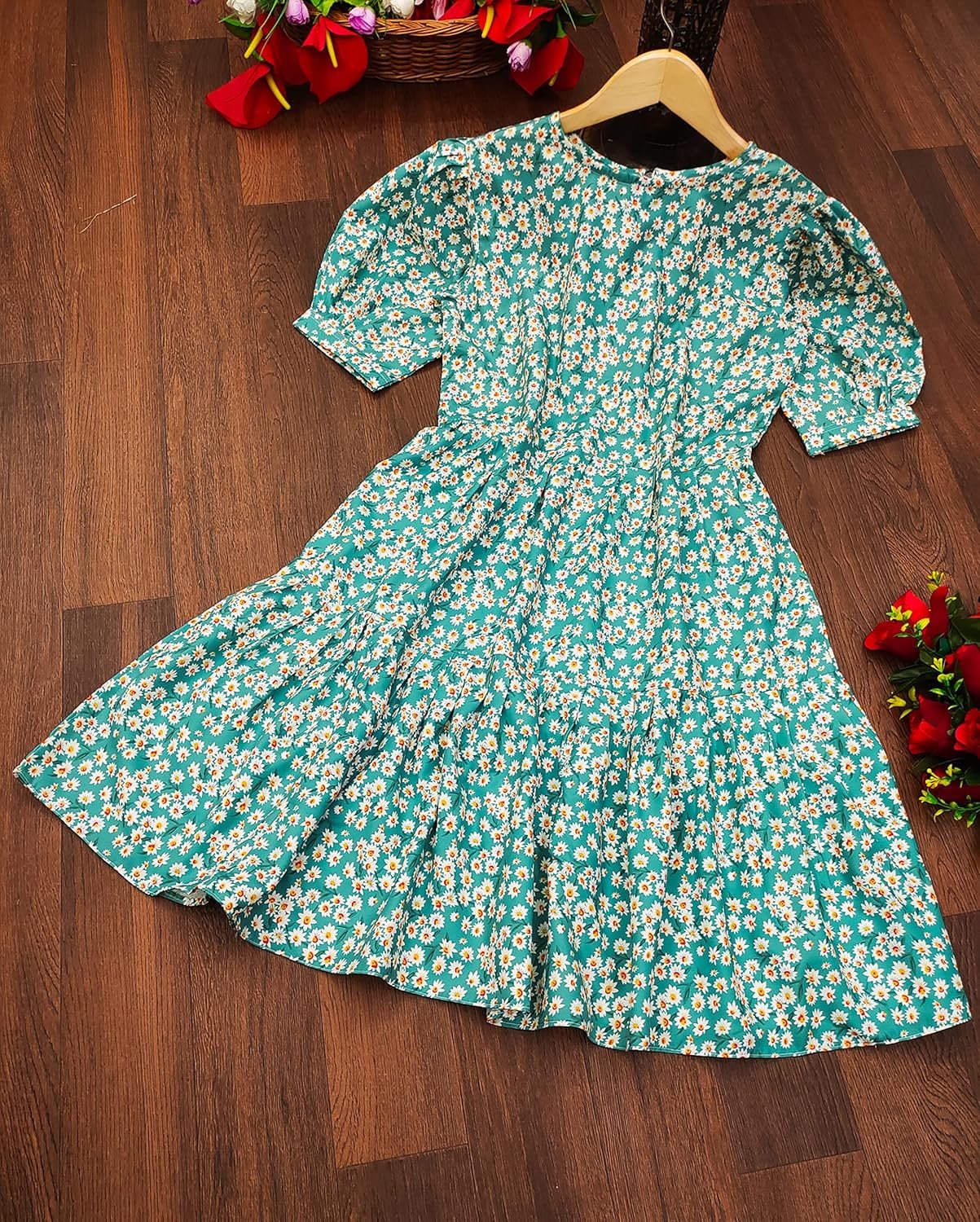 Leriya Fashion Western Dresses for Women |A-Line Knee-Length Dress | Indo Western Dress for Women| Short Dress by Prixsa.com - Image 7