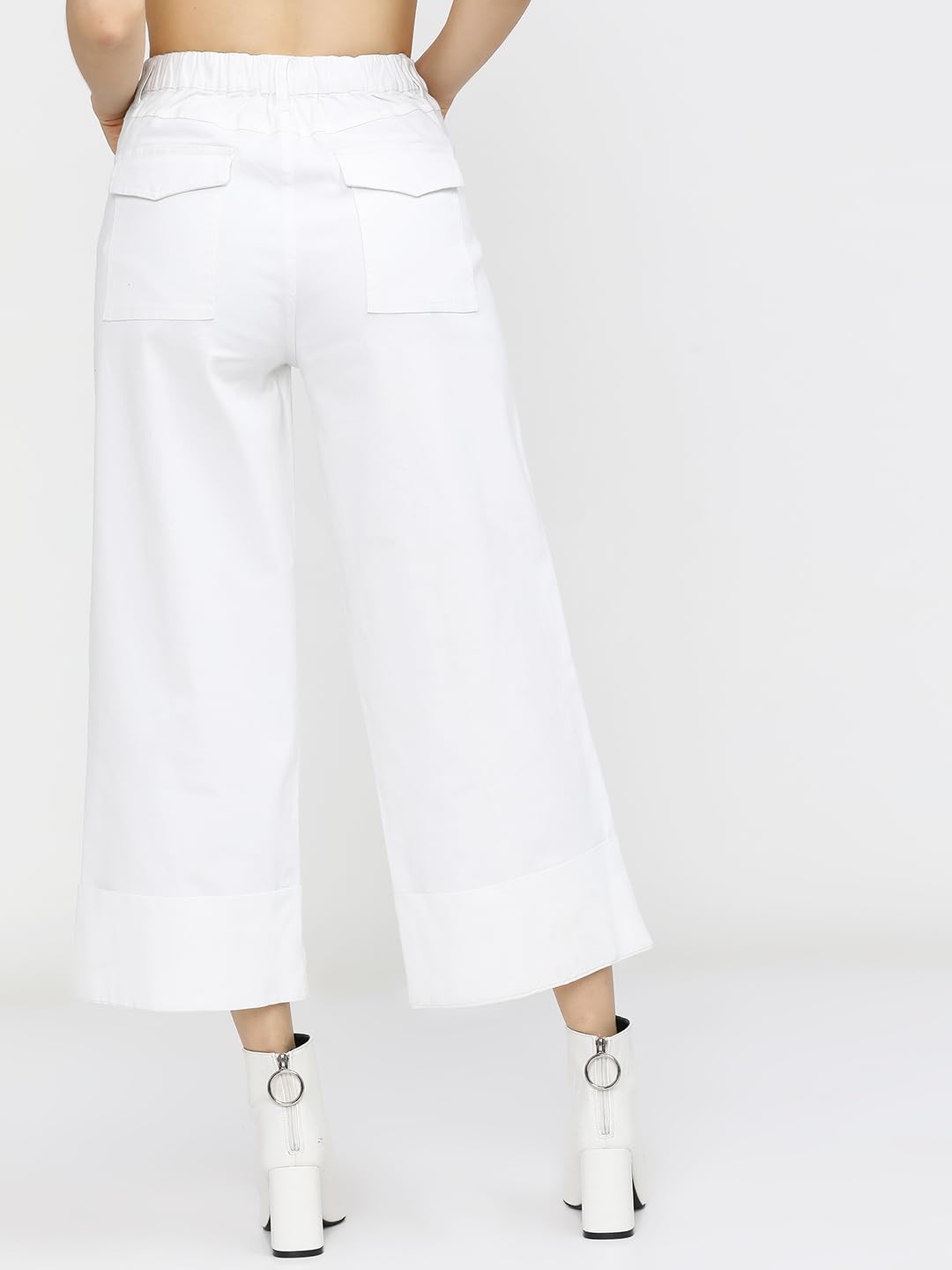 Tokyo Talkies Women's Straight Casual Pants by Prixsa.com - Image 3