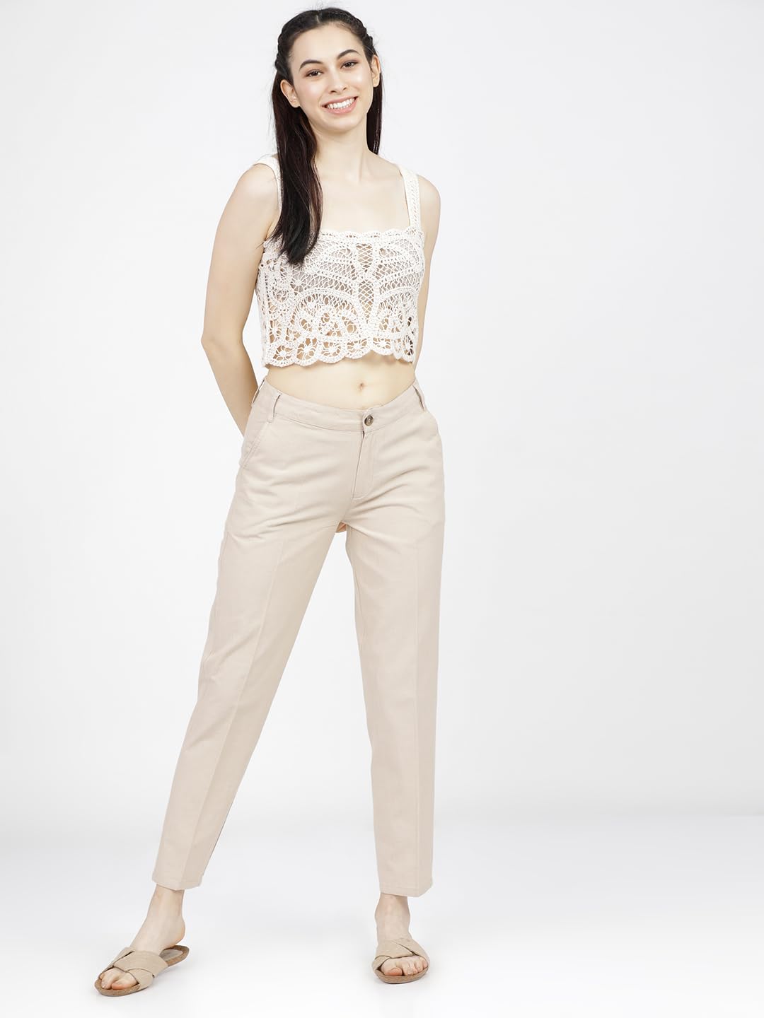Tokyo Talkies Women's Tapered Casual Pants by Prixsa.com - Image 6