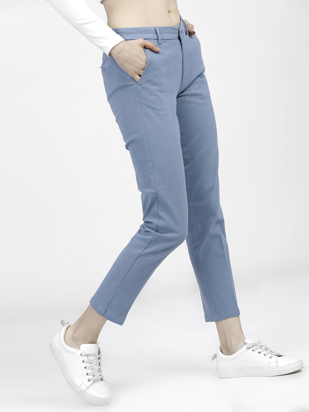 Tokyo Talkies Women's Tapered Casual Pants by Prixsa.com - Image 4