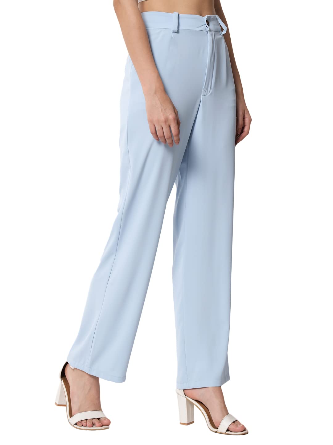 KOTTY Women's Straight Fit Mid Rise Trouser by Prixsa.com - Image 3