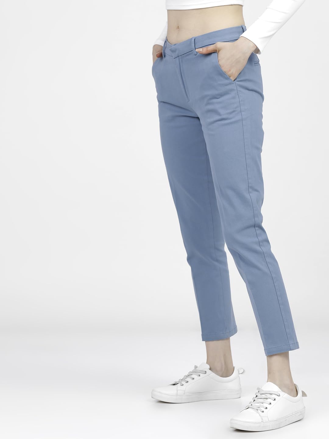 Tokyo Talkies Women's Tapered Casual Pants by Prixsa.com - Image 2