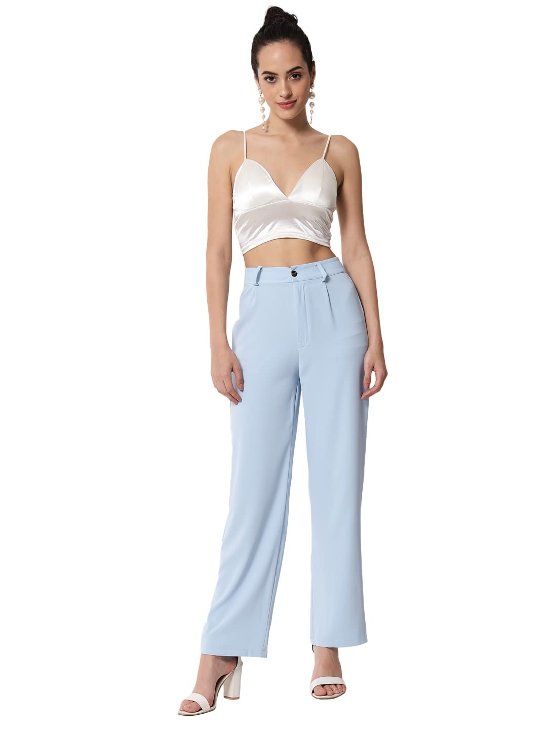 KOTTY Women's Straight Fit Mid Rise Trouser by Prixsa.com - Image 7