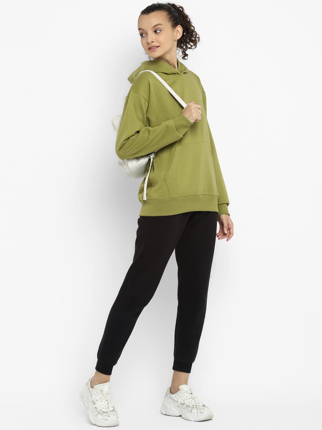 Alan Jones Clothing Women's Cotton Blend Hooded Neck Hoodies by Prixsa.com - Image 5