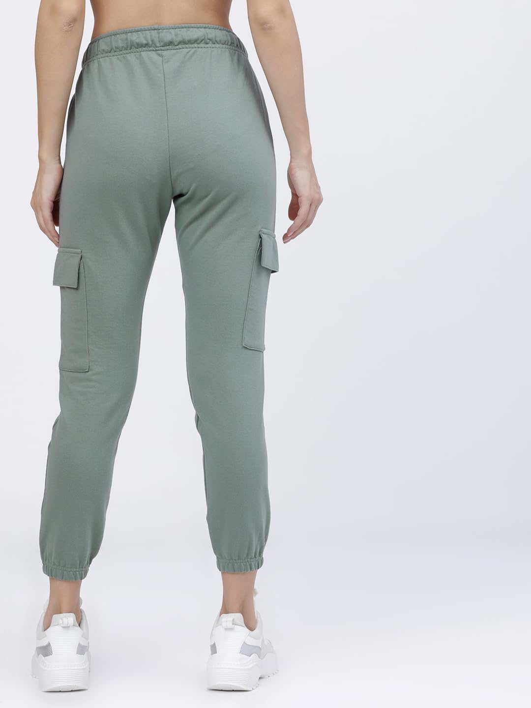 Tokyo Talkies Women's Slim Fit Joggers Track Pants | Stretchable | Casual Wear Mid-Rise| Gymwear | Sports Wear by Prixsa.com - Image 3