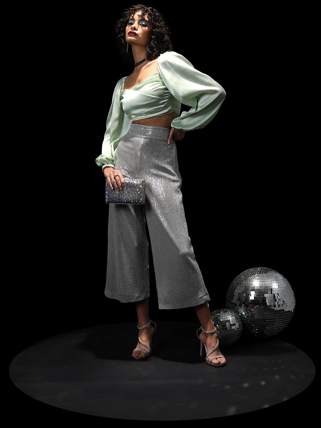 Tokyo Talkies Women's Solid Regular Fit Tops by Prixsa.com - Image 2