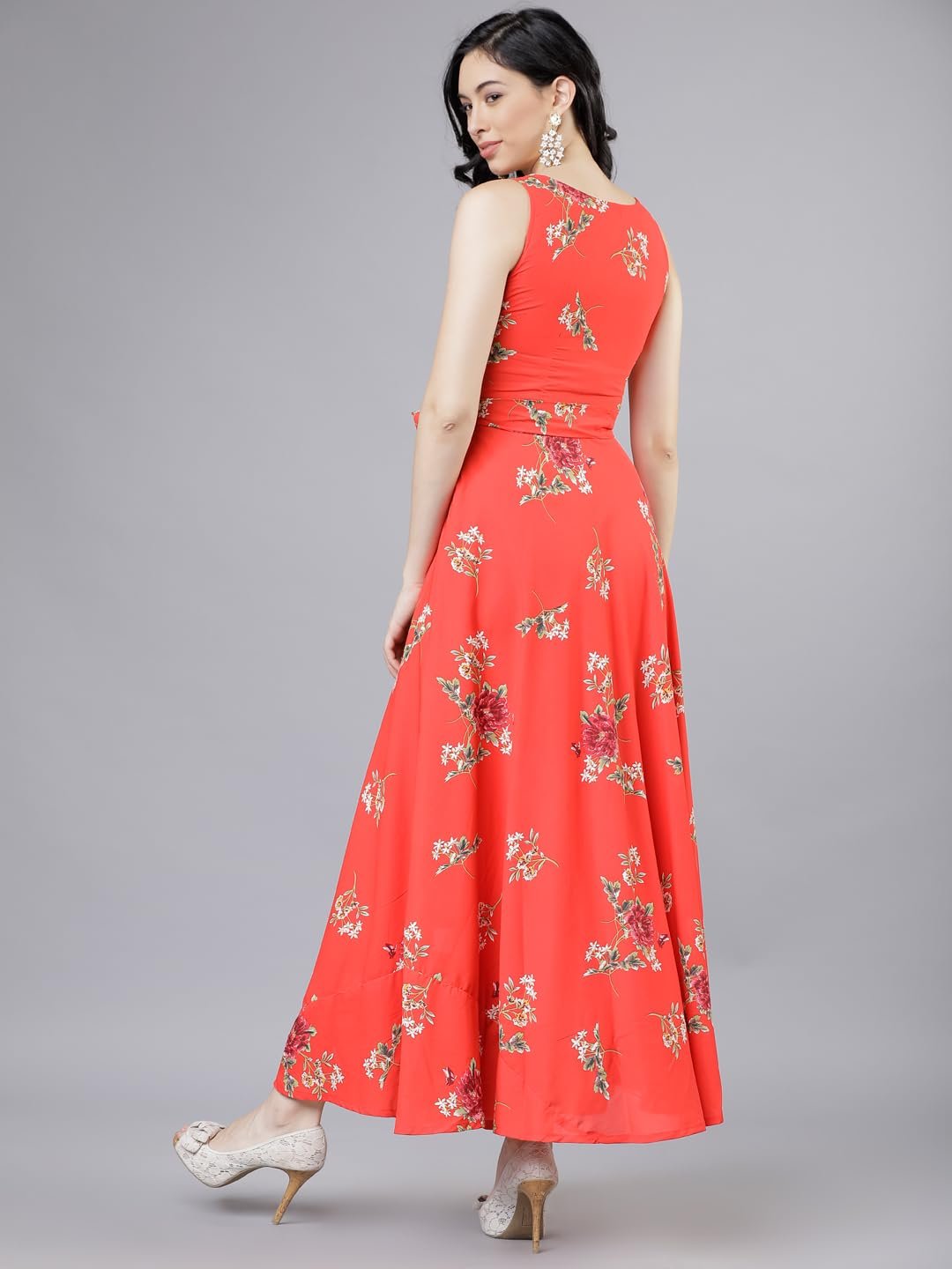 Tokyo Talkies Women's Sleeveless Boat Neck Printed Dresses | Stylish Dresses | Casual Dresses by Prixsa.com - Image 3