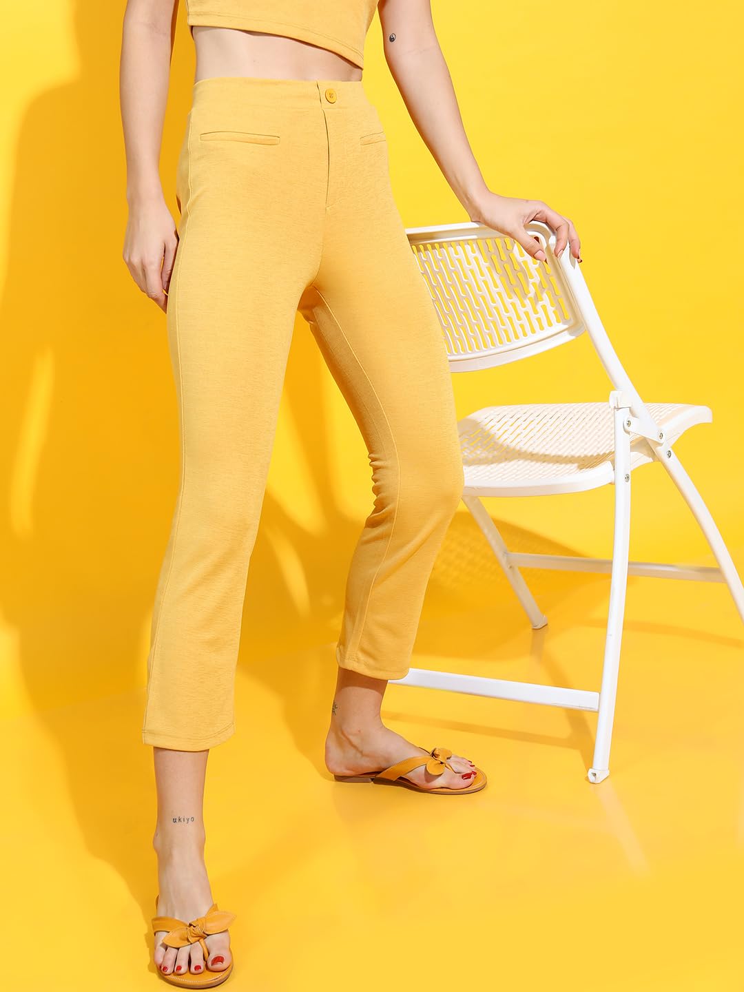 Tokyo Talkies Women's Slim Casual Pants by Prixsa.com - Image 6