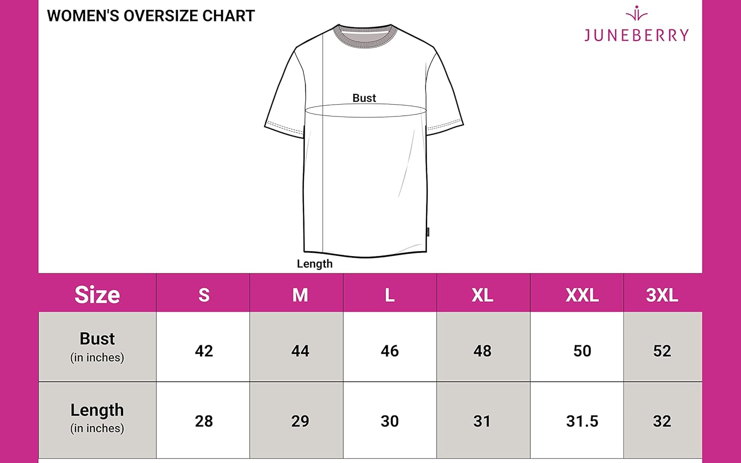 JUNEBERRY® Round Neck Drop Shoulder Round Neck Black & White Graphic Printed Pure Cotton Oversized Baggy Fit Half Sleeve T-Shirt for Women & Girls (Sizes: S to 2XL) by Prixsa.com - Image 7