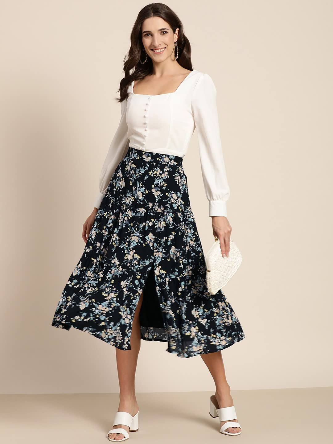 Marie Claire Women Midi Skirt by Prixsa.com - Image 5