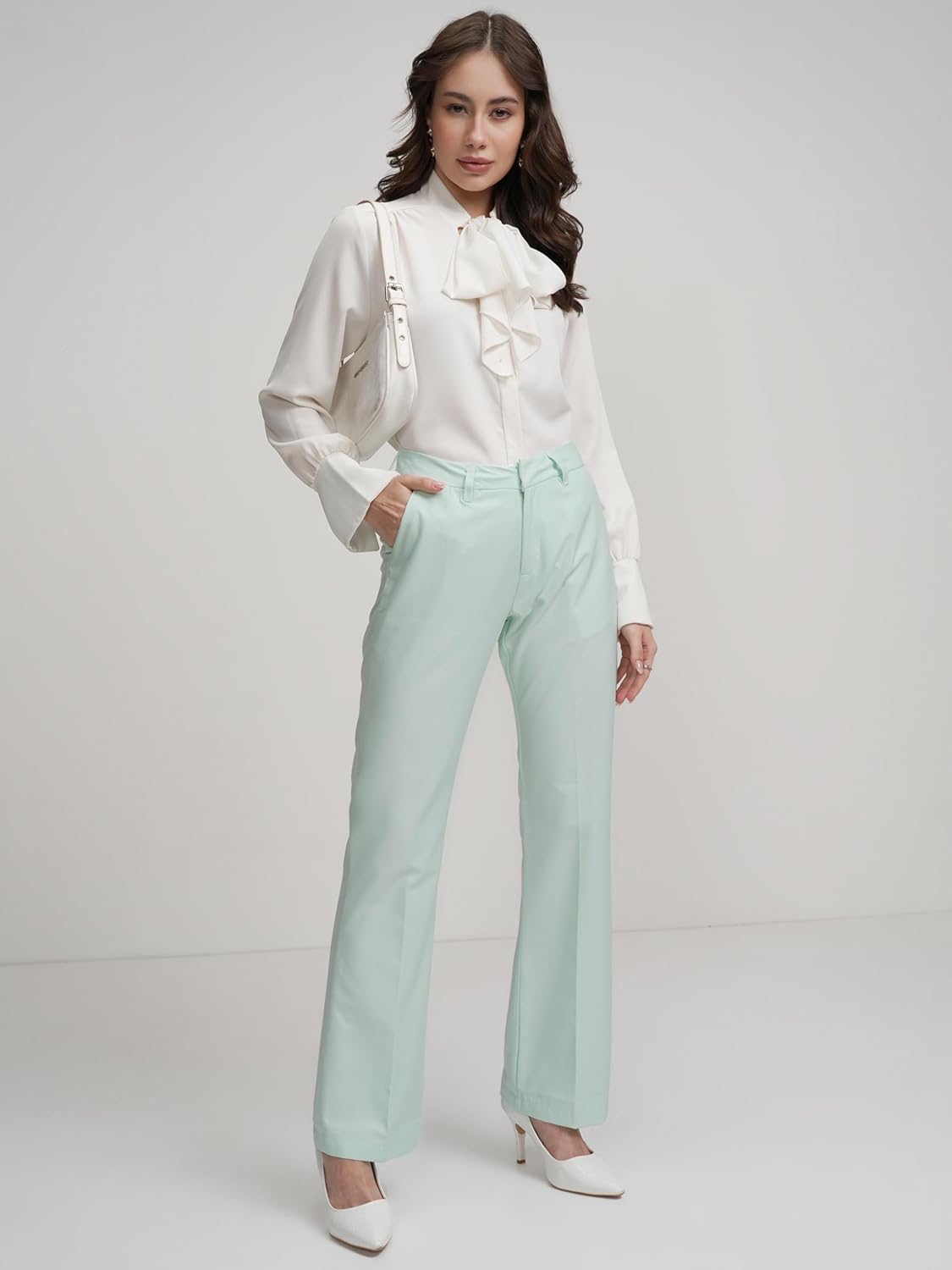 Tokyo Talkies Women's Straight Pants by Prixsa.com - Image 2