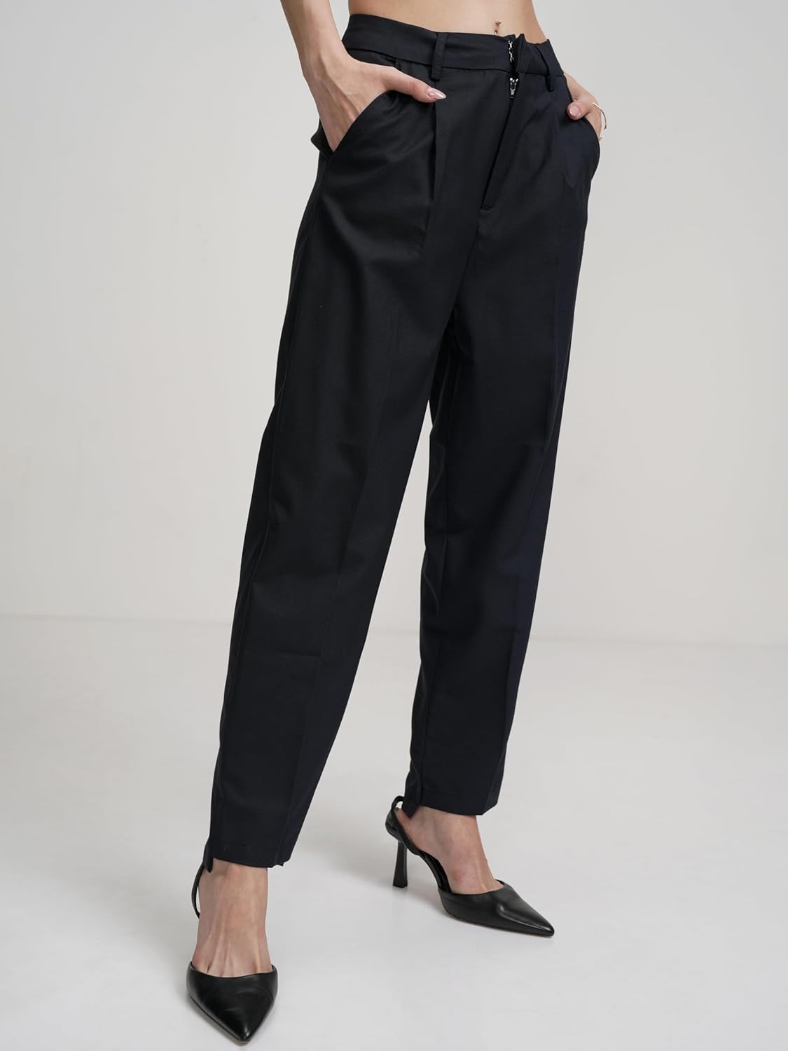 Tokyo Talkies Women's Tapered Pants by Prixsa.com - Image 4