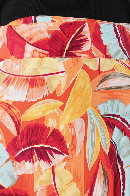 MedleyHues Women's Printed Maxi Wraparound Skirt by Prixsa.com - Image 7