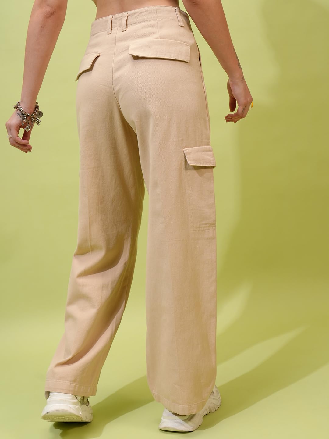Tokyo Talkies Women's Flared Casual Pants by Prixsa.com - Image 3