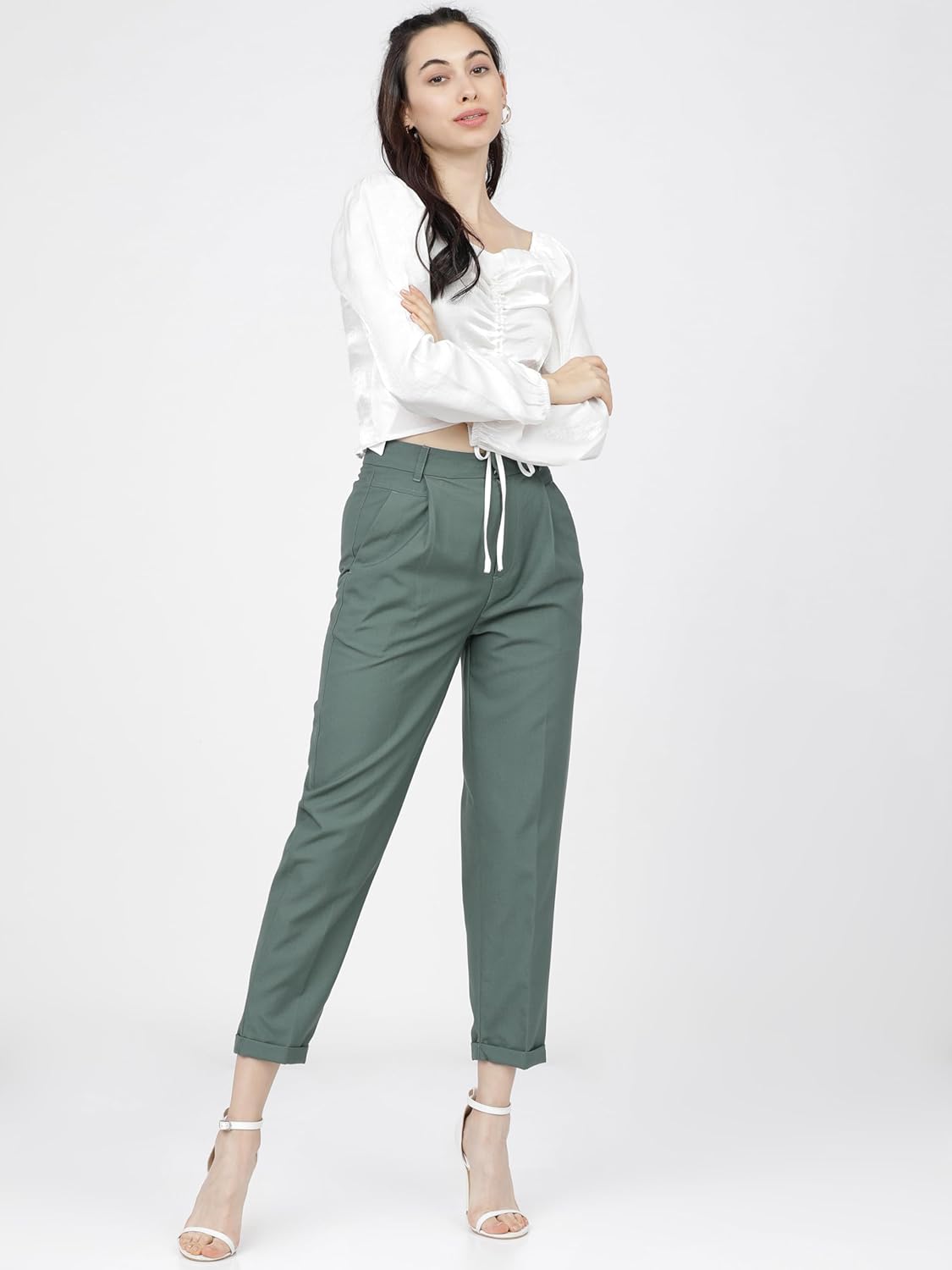 Tokyo Talkies Women's Tapered Pants by Prixsa.com - Image 6