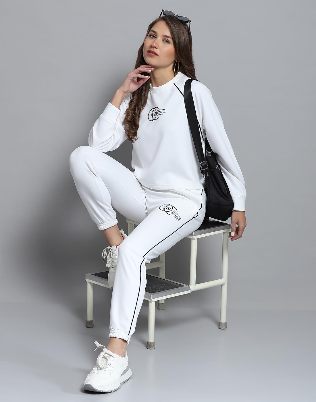 ROCK.IT from house of Monte Carlo Womens Self Design White Round Neck Full Sleeve Sweatshirt_2240102728 by Prixsa.com - Image 6