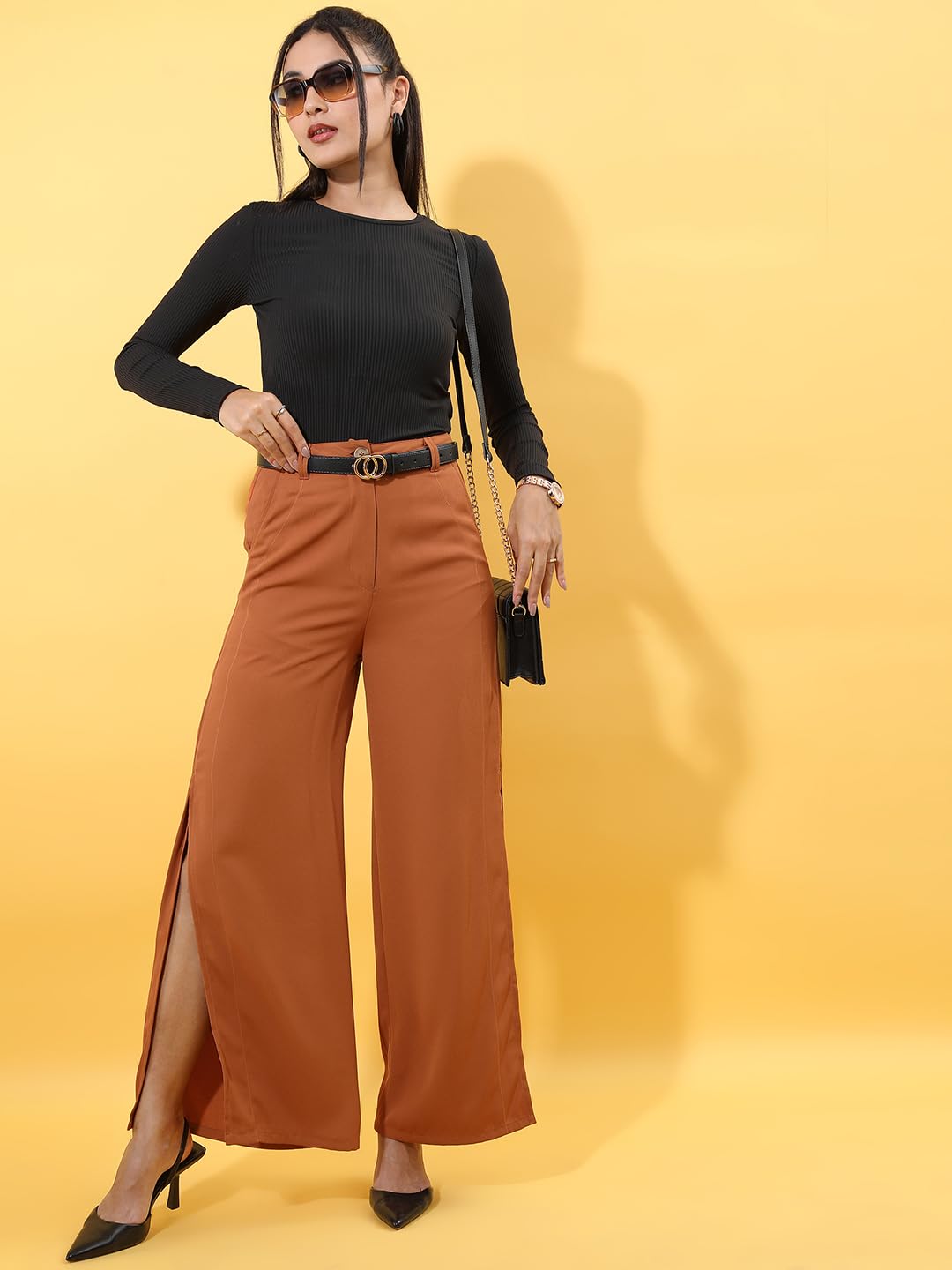 Tokyo Talkies Women's Regular Casual Pants by Prixsa.com - Image 2