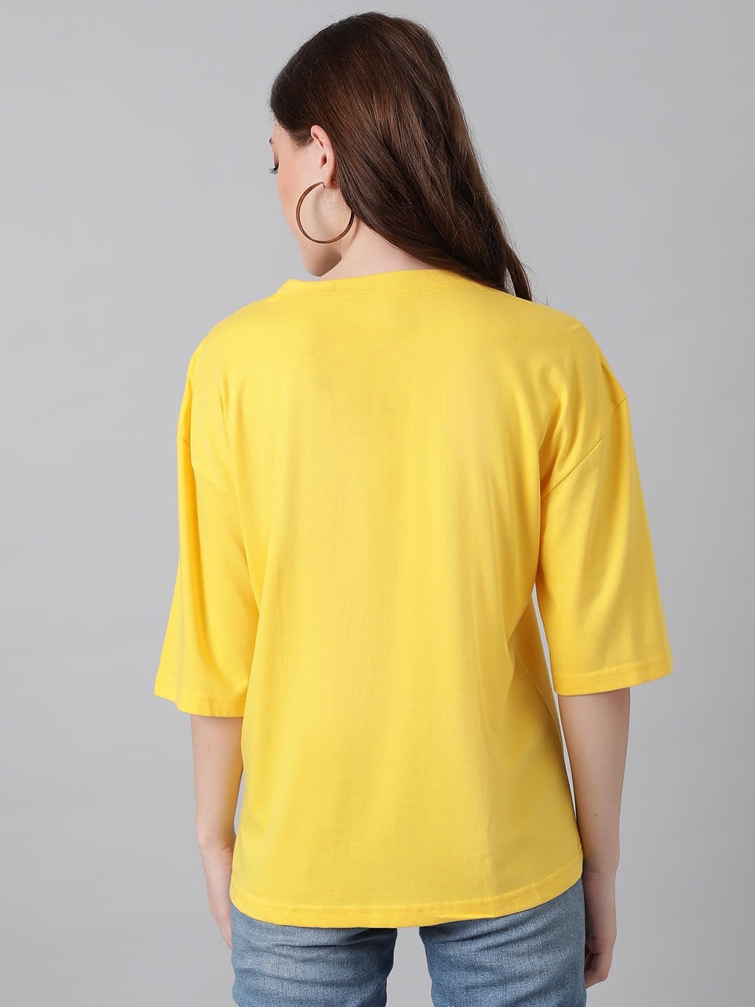 KOTTY Women’s Solid Slim Fit T-Shirt – Classic Round Neck, Stretchable Cotton Tee by Prixsa.com - Image 4