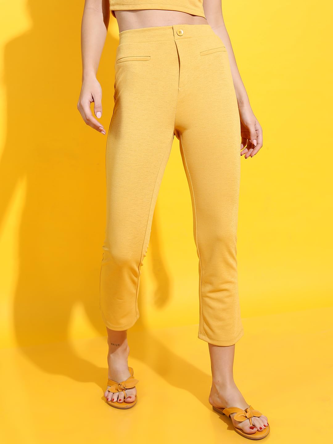 Tokyo Talkies Women's Slim Casual Pants by Prixsa.com - Image 4