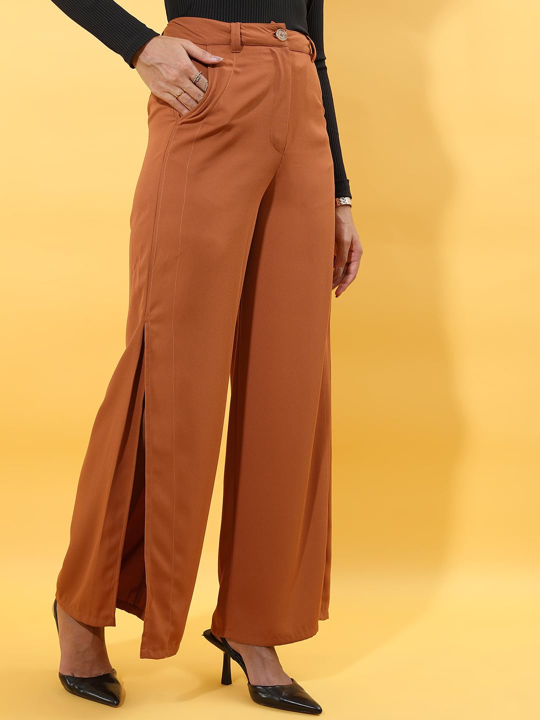 Tokyo Talkies Women's Regular Casual Pants by Prixsa.com - Image 4