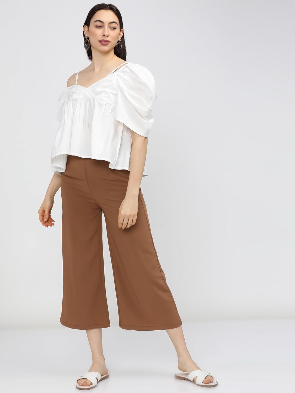Tokyo Talkies Women's Short Sleeves Off-Shoulder Solid Tops| Stylish Casual wear by Prixsa.com - Image 6